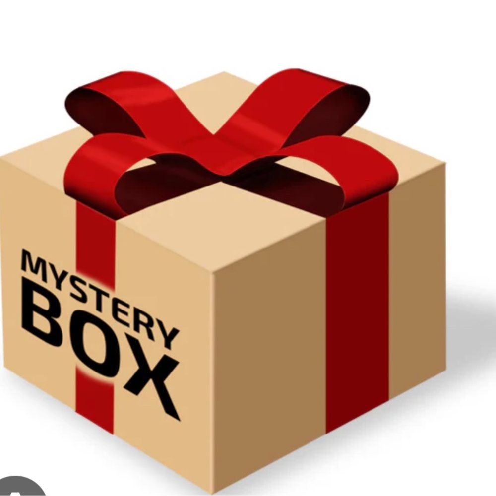 Mystery box items worth over $100 including Size S,M, L &XL +jewelry &homeitems